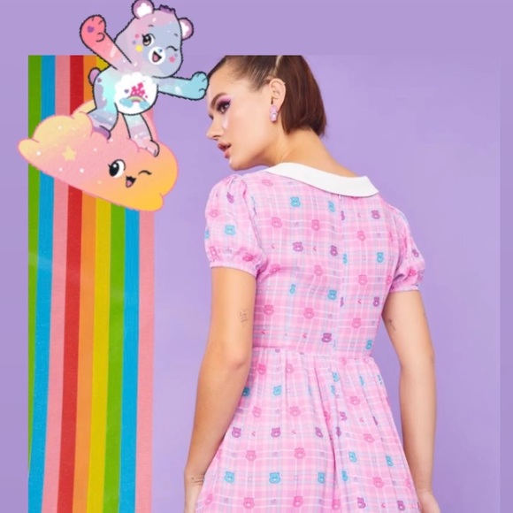 ✨ Care Bears x Dolls kill (((Baby Doll Dress))) - Picture 4 of 7